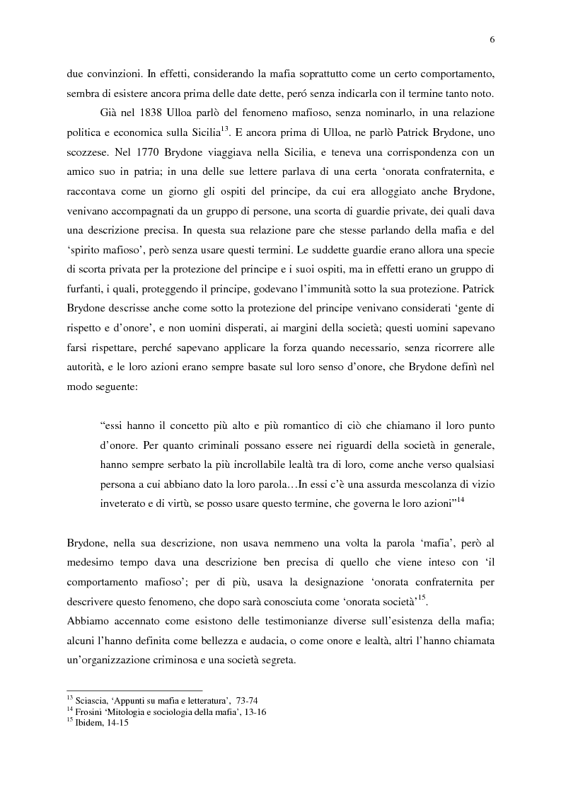 Anteprima della tesi: Indagine sull'immagine cinematografica della mafia, Pagina 6