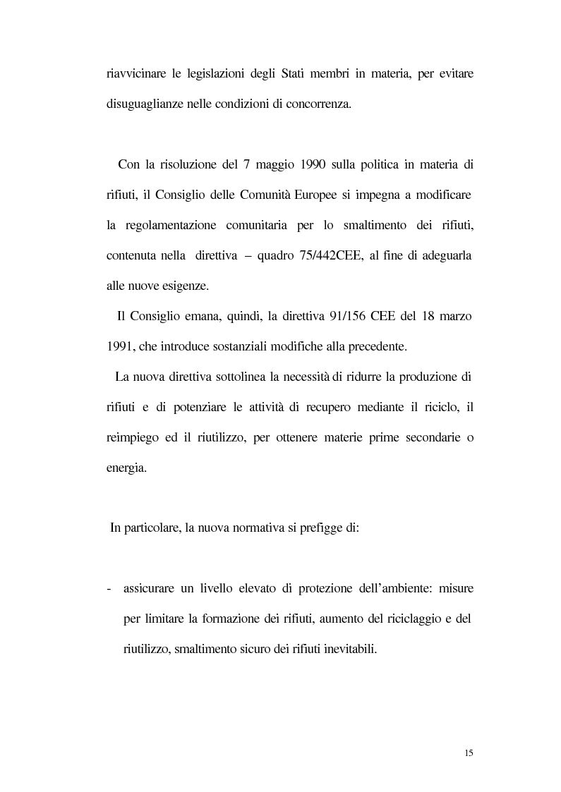Anteprima della tesi: La disciplina giuridica della gestione dei rifiuti, Pagina 10