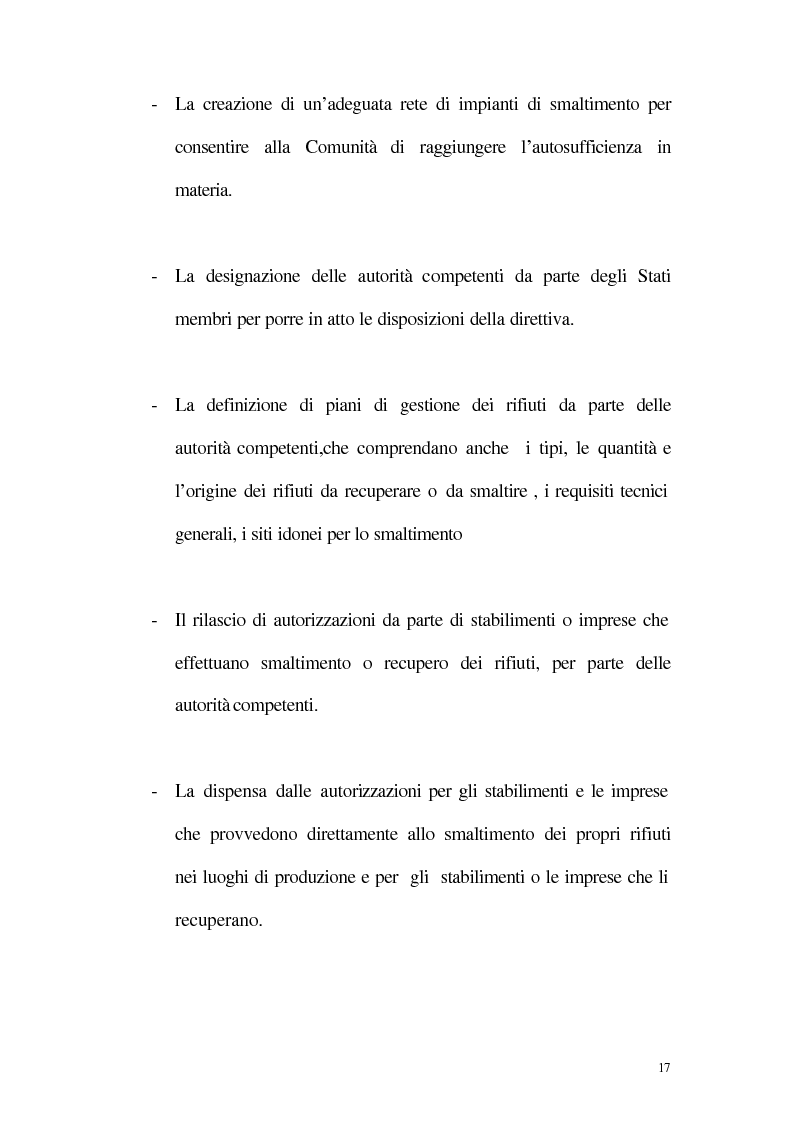 Anteprima della tesi: La disciplina giuridica della gestione dei rifiuti, Pagina 12