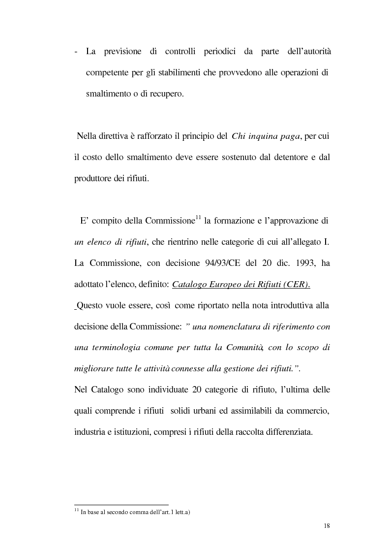 Anteprima della tesi: La disciplina giuridica della gestione dei rifiuti, Pagina 13