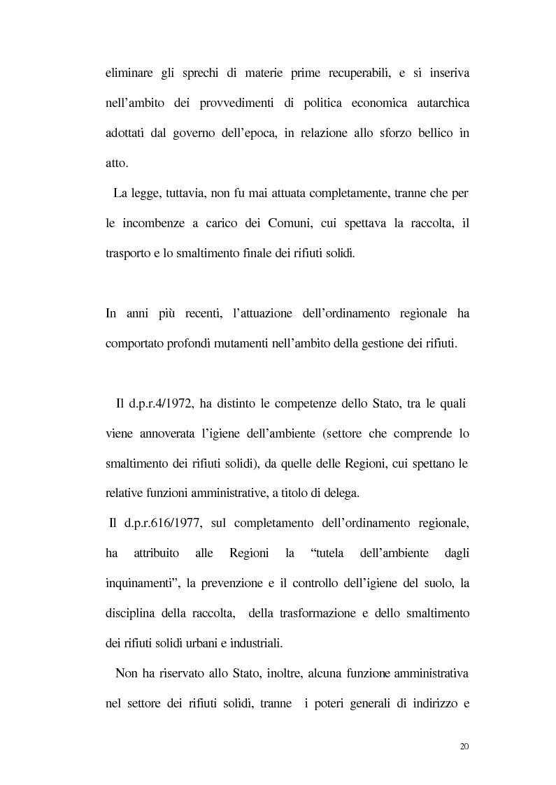 Anteprima della tesi: La disciplina giuridica della gestione dei rifiuti, Pagina 15