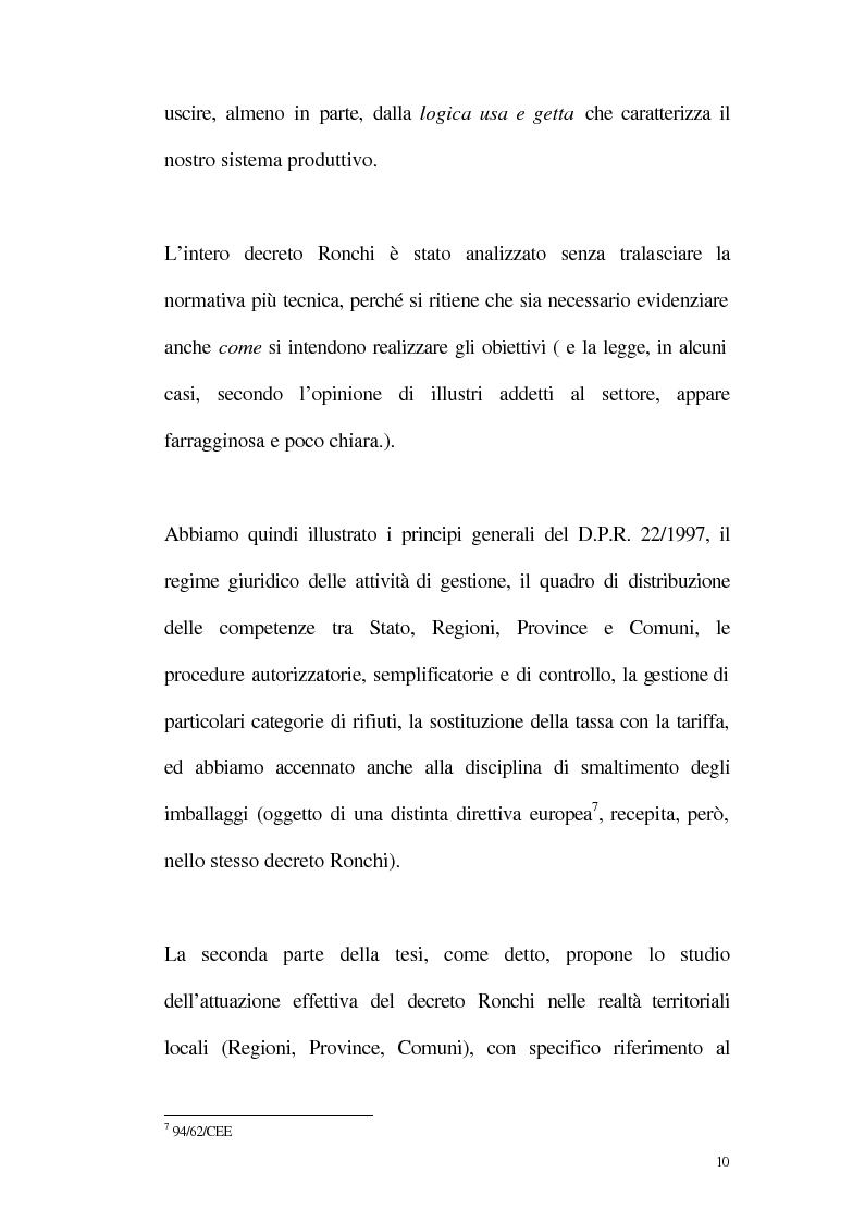 Anteprima della tesi: La disciplina giuridica della gestione dei rifiuti, Pagina 5