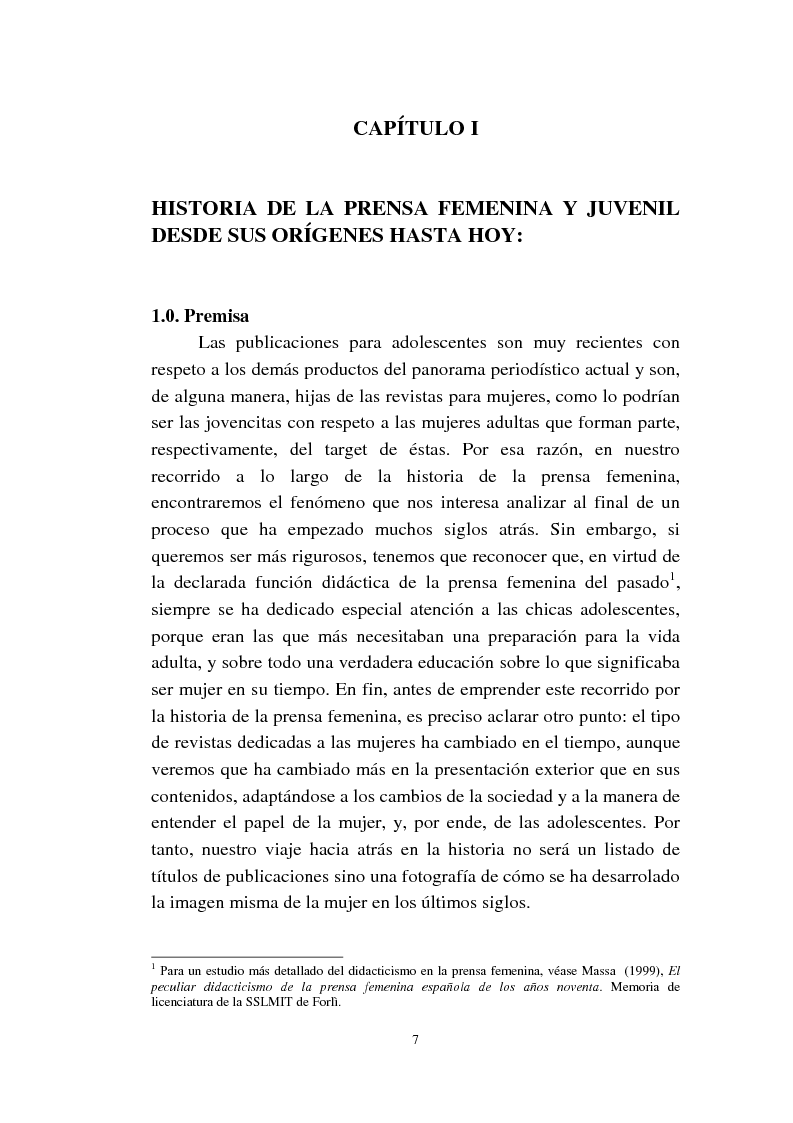Anteprima della tesi: Cómo se habla de sexo en las revistas españolas para adolescentes, Pagina 5