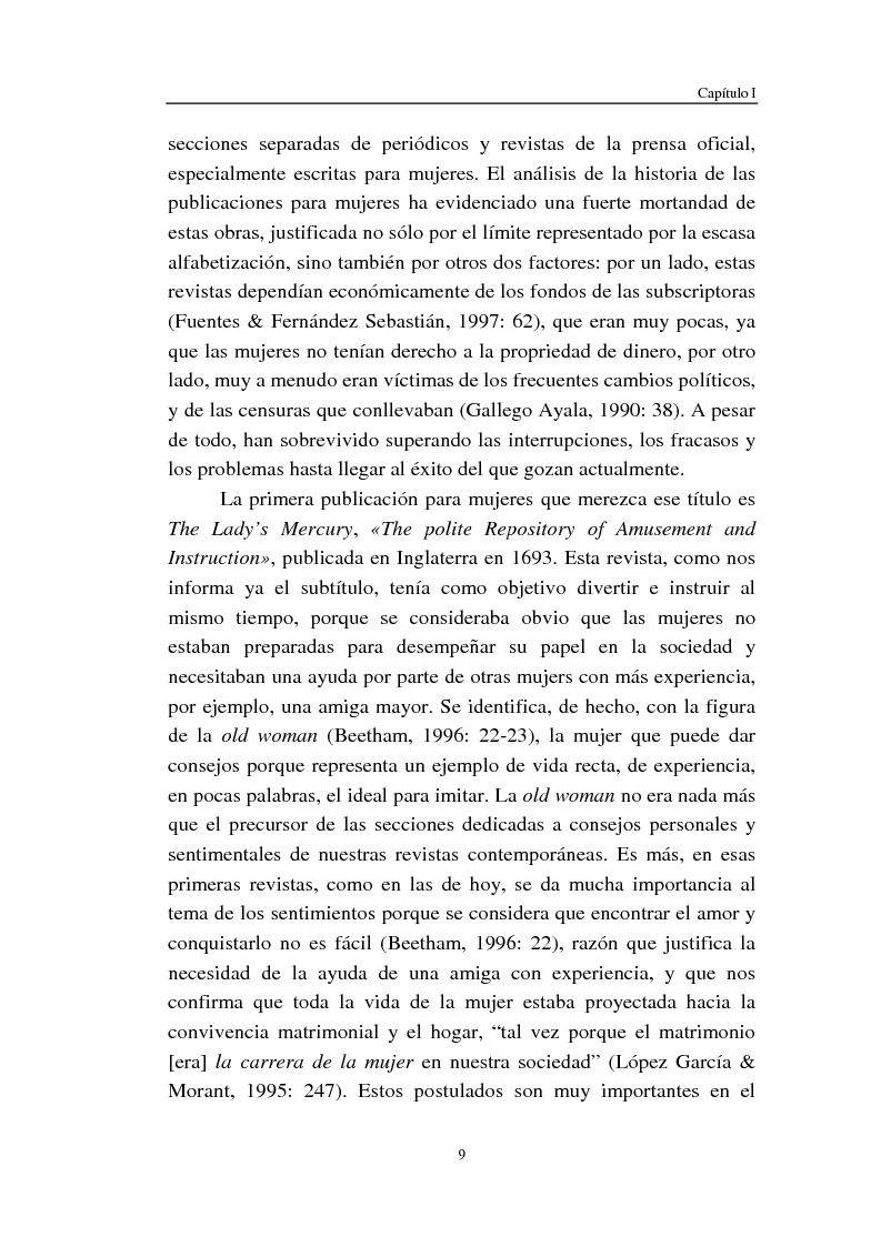 Anteprima della tesi: Cómo se habla de sexo en las revistas españolas para adolescentes, Pagina 7