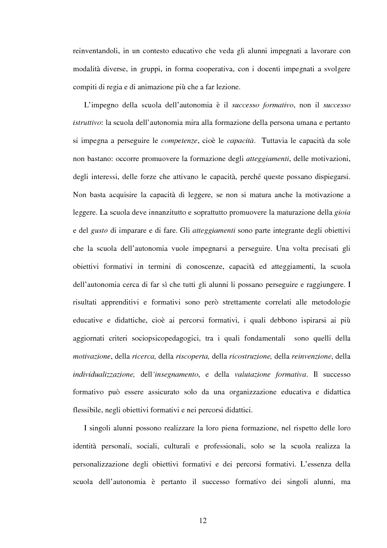 Anteprima della tesi: Il ruolo dell'insegnamento nella modificazione delle rappresentazioni mentali difformi. Un'esperienza di didattica dell'astronomia e della fisica per la scuola dell'obbligo., Pagina 11