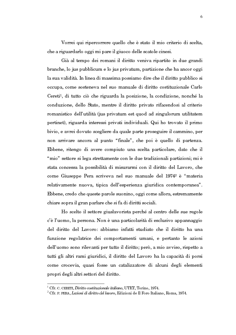 Anteprima della tesi: Il trasferimento di azienda, Pagina 2