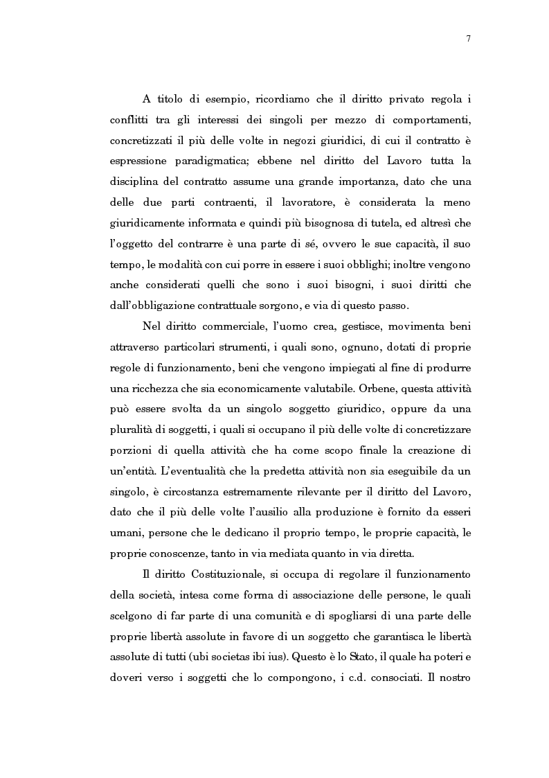 Anteprima della tesi: Il trasferimento di azienda, Pagina 3