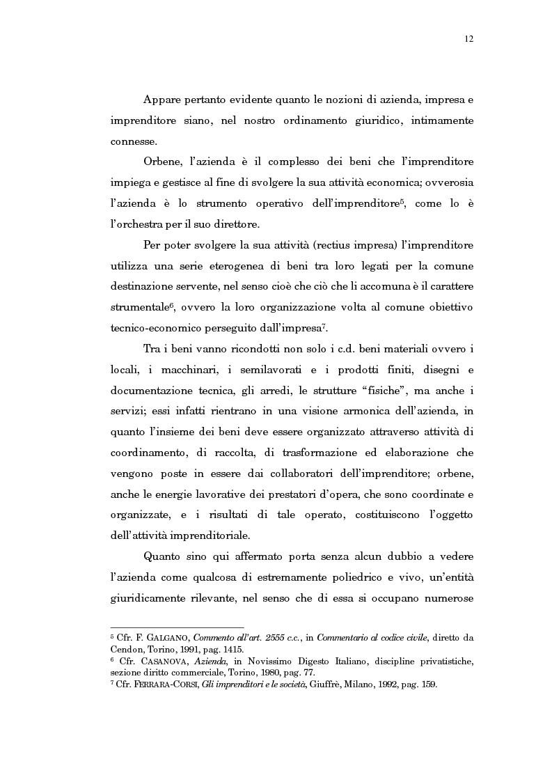Anteprima della tesi: Il trasferimento di azienda, Pagina 8