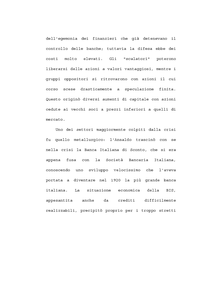 Anteprima della tesi: La partecipazione delle banche al capitale industriale, Pagina 10