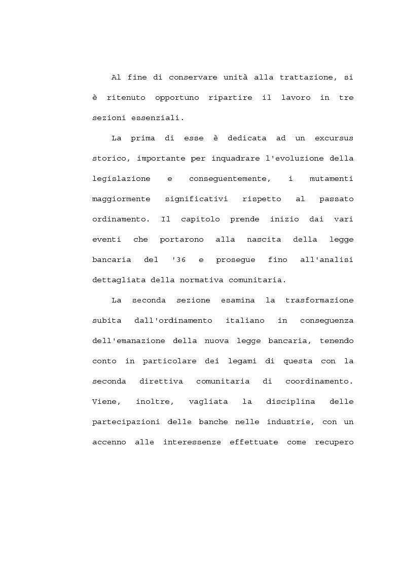 Anteprima della tesi: La partecipazione delle banche al capitale industriale, Pagina 6