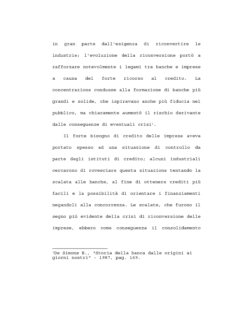 Anteprima della tesi: La partecipazione delle banche al capitale industriale, Pagina 9
