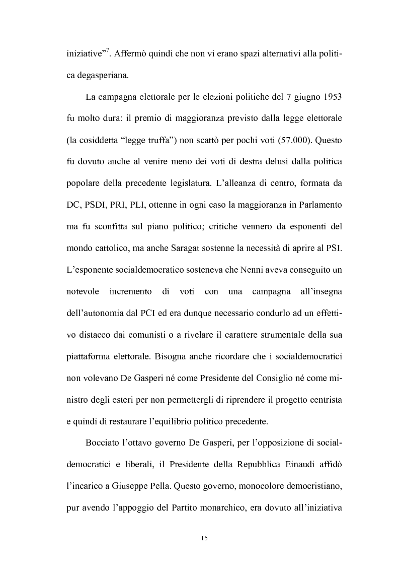 Anteprima della tesi: La politica interna del centrosinistra, Pagina 13