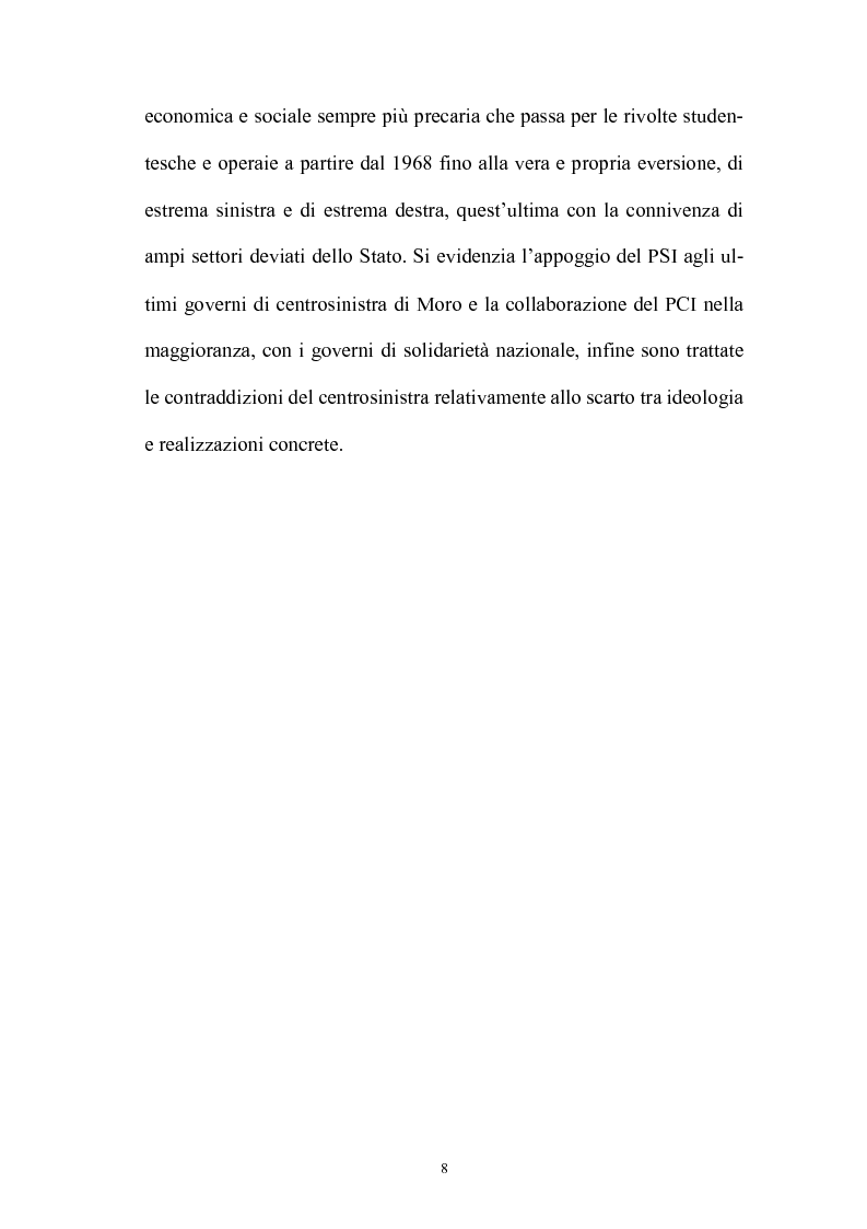Anteprima della tesi: La politica interna del centrosinistra, Pagina 6