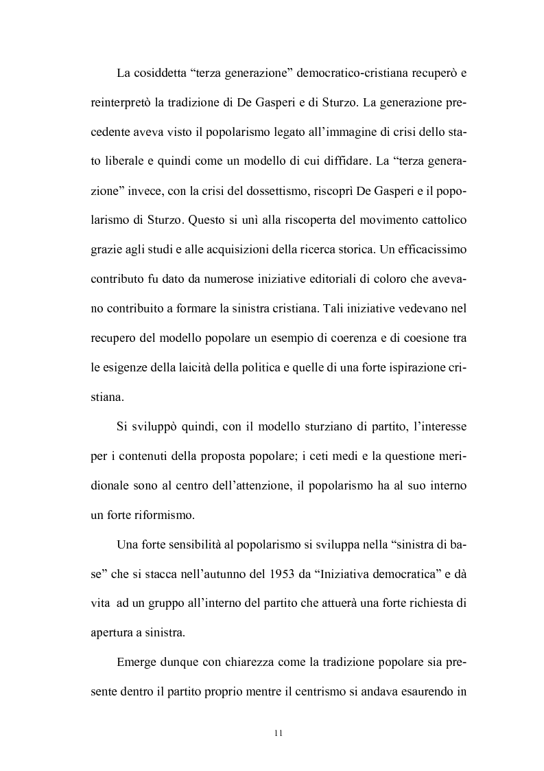 Anteprima della tesi: La politica interna del centrosinistra, Pagina 9