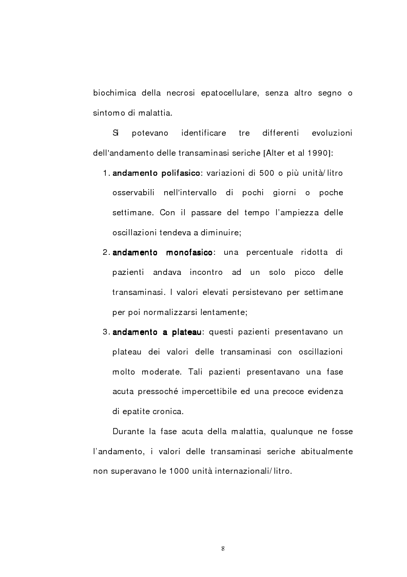 Anteprima della tesi: Indagine epidemiologica sull'infezione da virus dell'epatite C: prevalenza nella popolazione del Nord-Est d'Italia di un nuovo genotipo virale, Pagina 3
