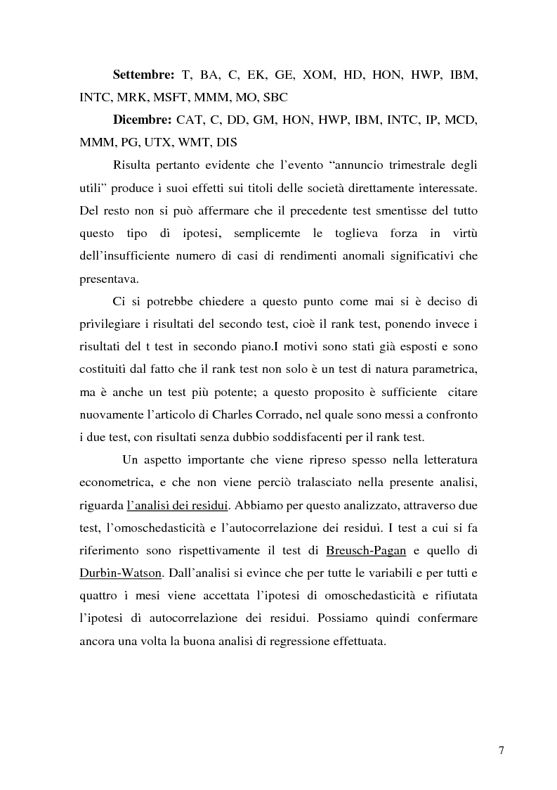 Anteprima della tesi: Event studies in finance, Pagina 7