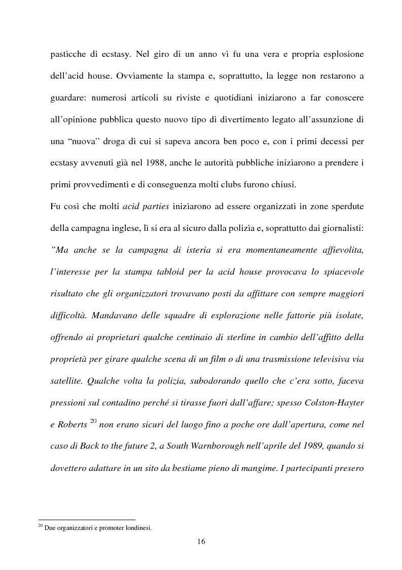 Anteprima della tesi: Technolized. Rave parties e comunità virtuali, Pagina 13