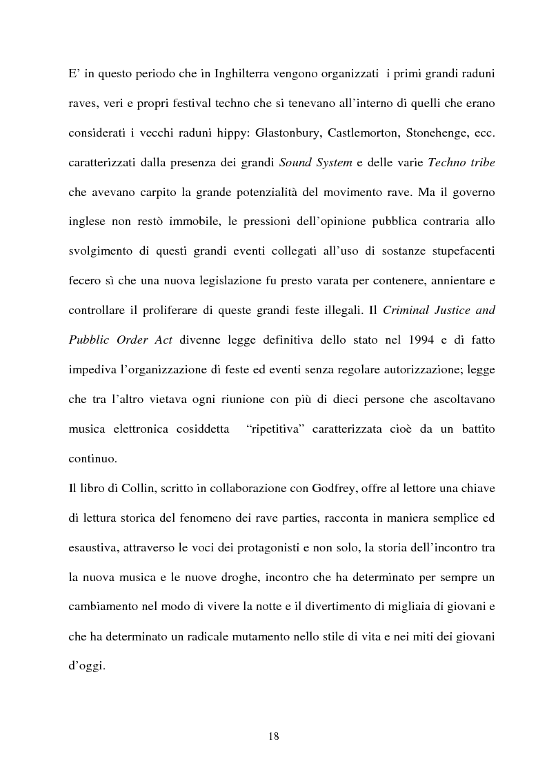 Anteprima della tesi: Technolized. Rave parties e comunità virtuali, Pagina 15