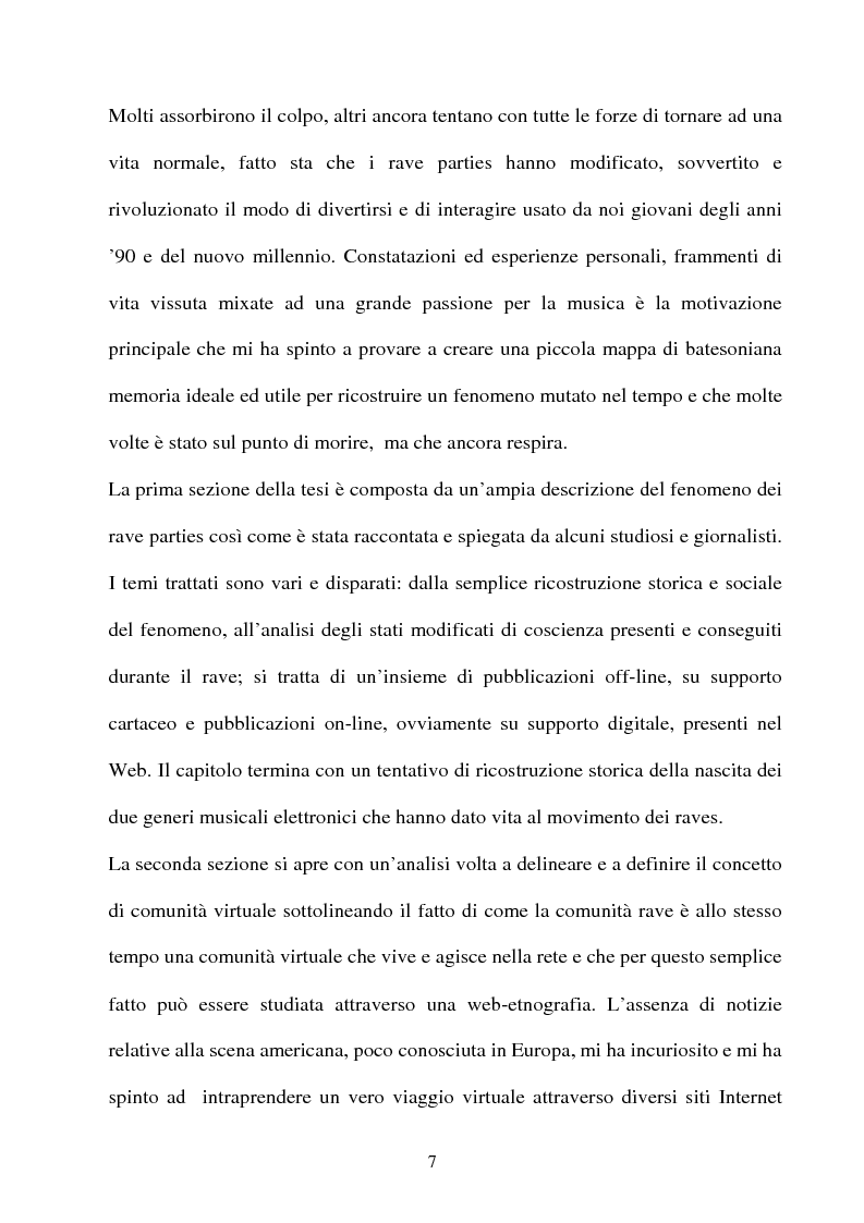 Anteprima della tesi: Technolized. Rave parties e comunità virtuali, Pagina 4