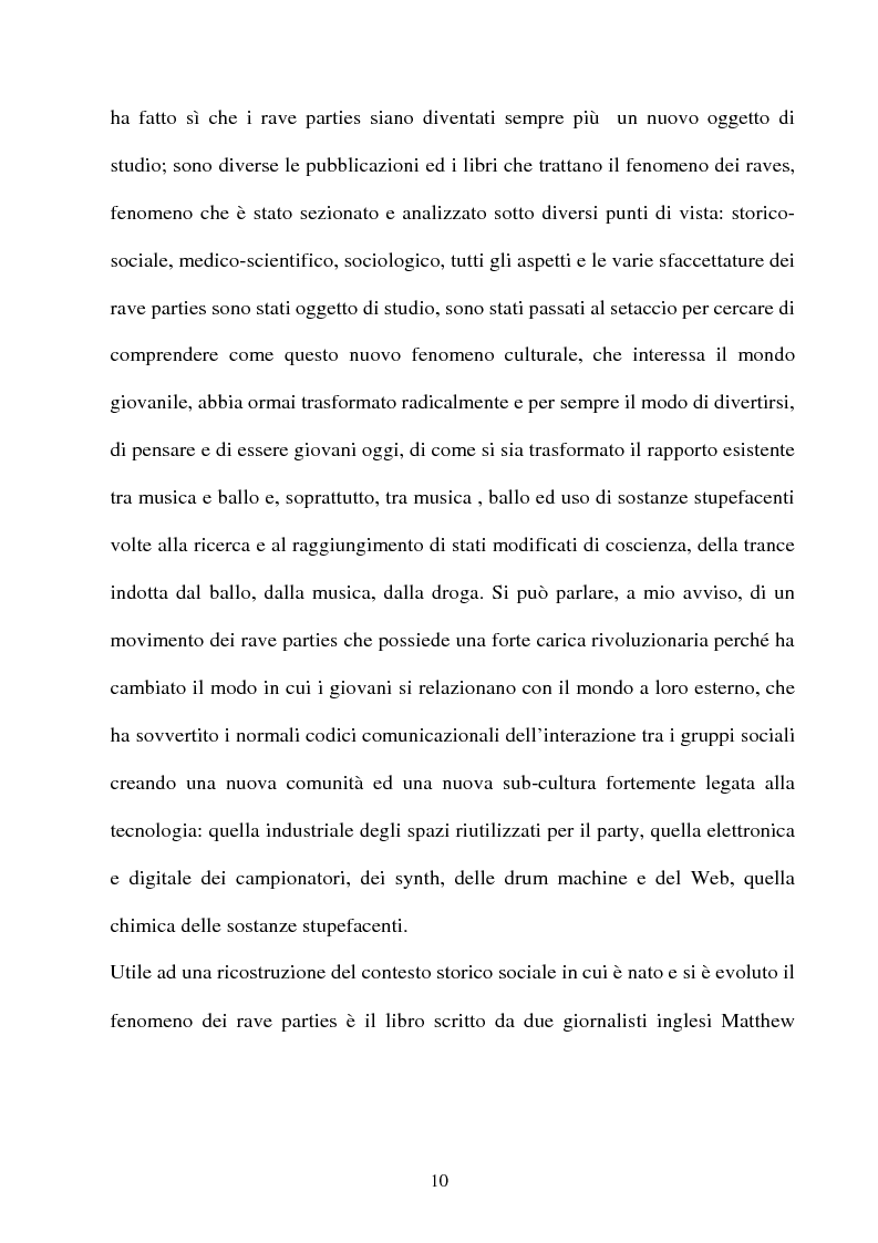 Anteprima della tesi: Technolized. Rave parties e comunità virtuali, Pagina 7