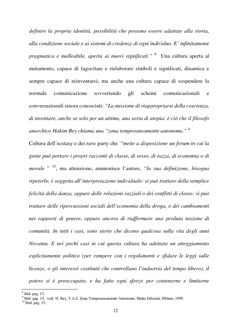 Anteprima della tesi: Technolized. Rave parties e comunità virtuali, Pagina 9
