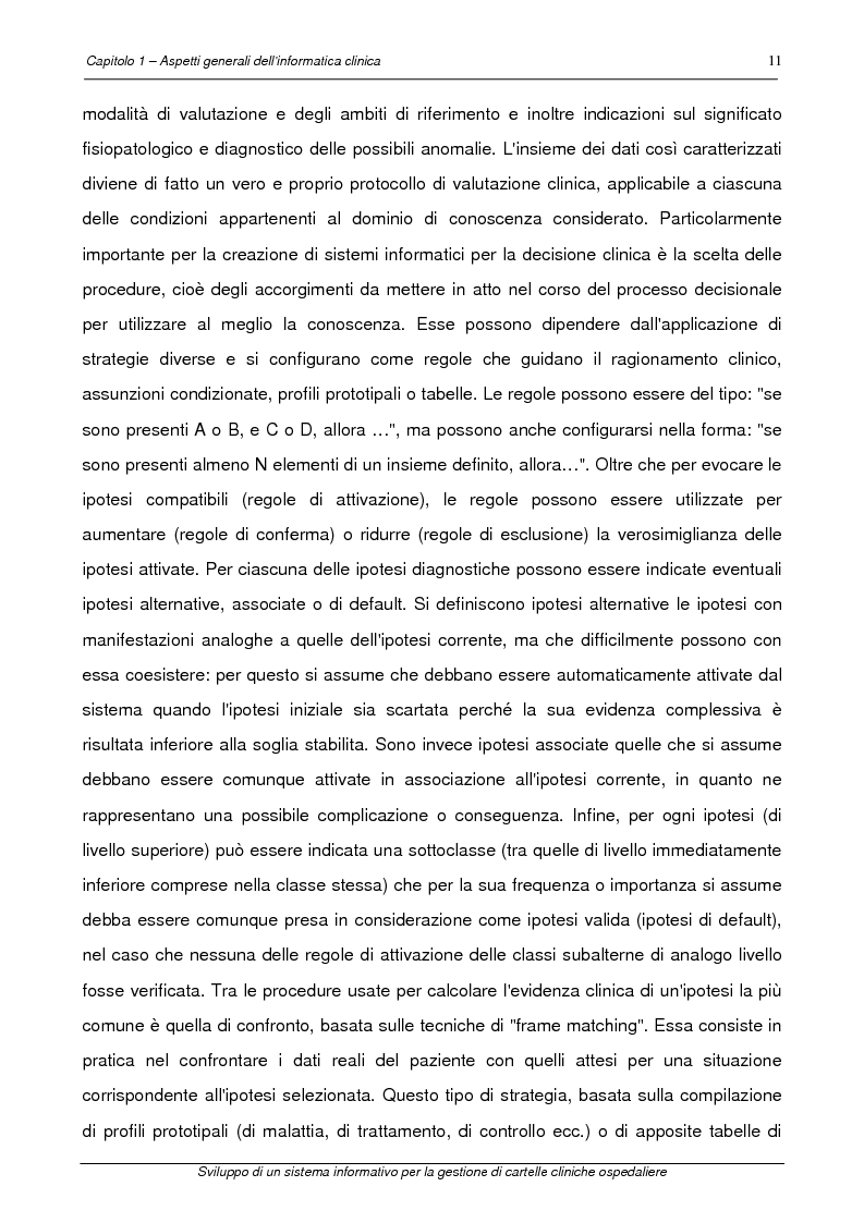 Anteprima della tesi: Sviluppo di un sistema informativo per la gestione di cartelle cliniche ospedaliere, Pagina 8