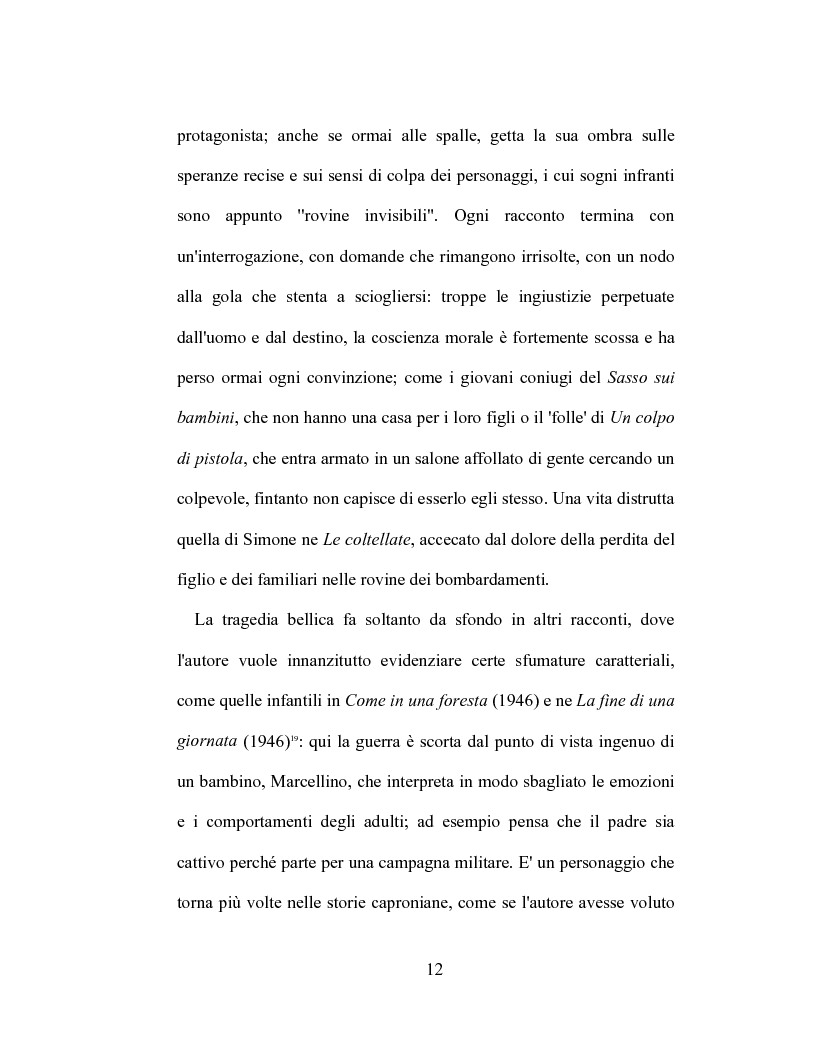 Anteprima della tesi: I racconti di Giorgio Caproni, Pagina 10