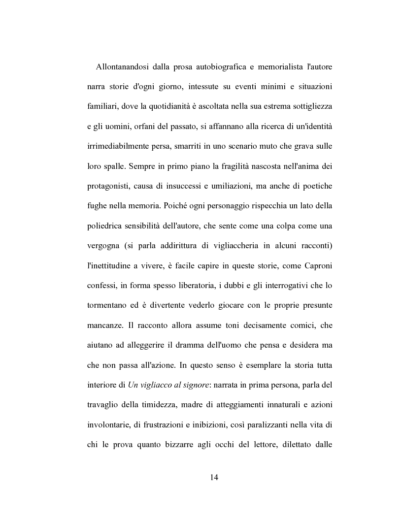 Anteprima della tesi: I racconti di Giorgio Caproni, Pagina 12