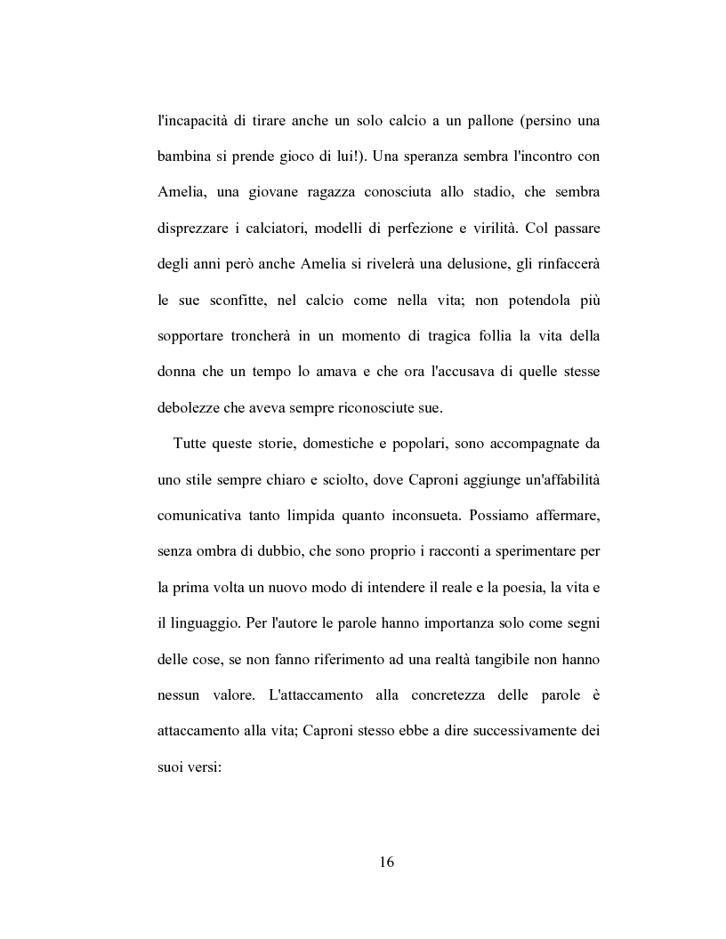 Anteprima della tesi: I racconti di Giorgio Caproni, Pagina 14