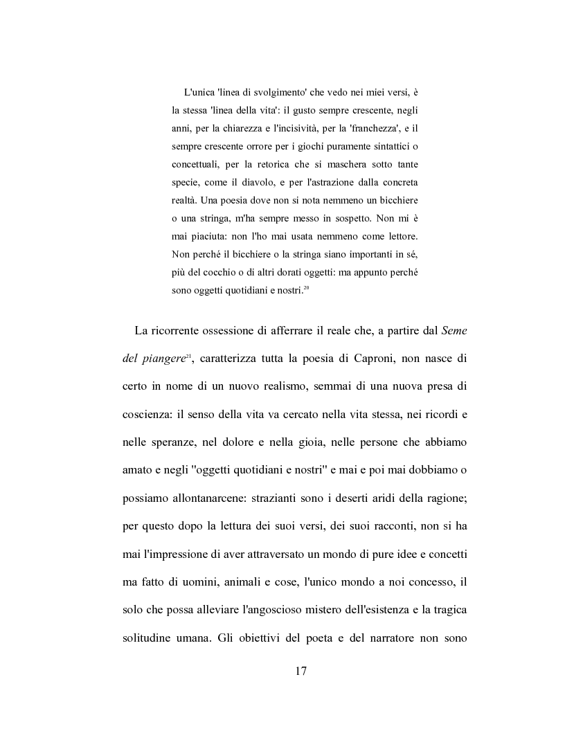 Anteprima della tesi: I racconti di Giorgio Caproni, Pagina 15