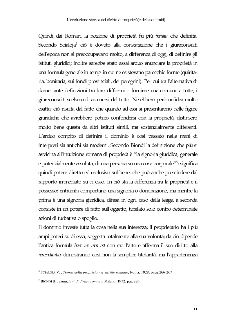 Anteprima della tesi: Il diritto di proprietà e il potere espropriativo dello Stato nella Costituzione e nel diritto vigente, Pagina 10