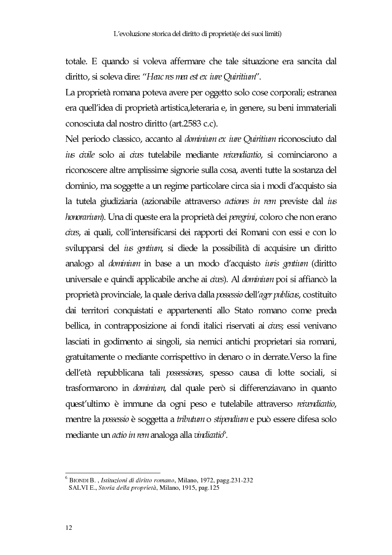Anteprima della tesi: Il diritto di proprietà e il potere espropriativo dello Stato nella Costituzione e nel diritto vigente, Pagina 11