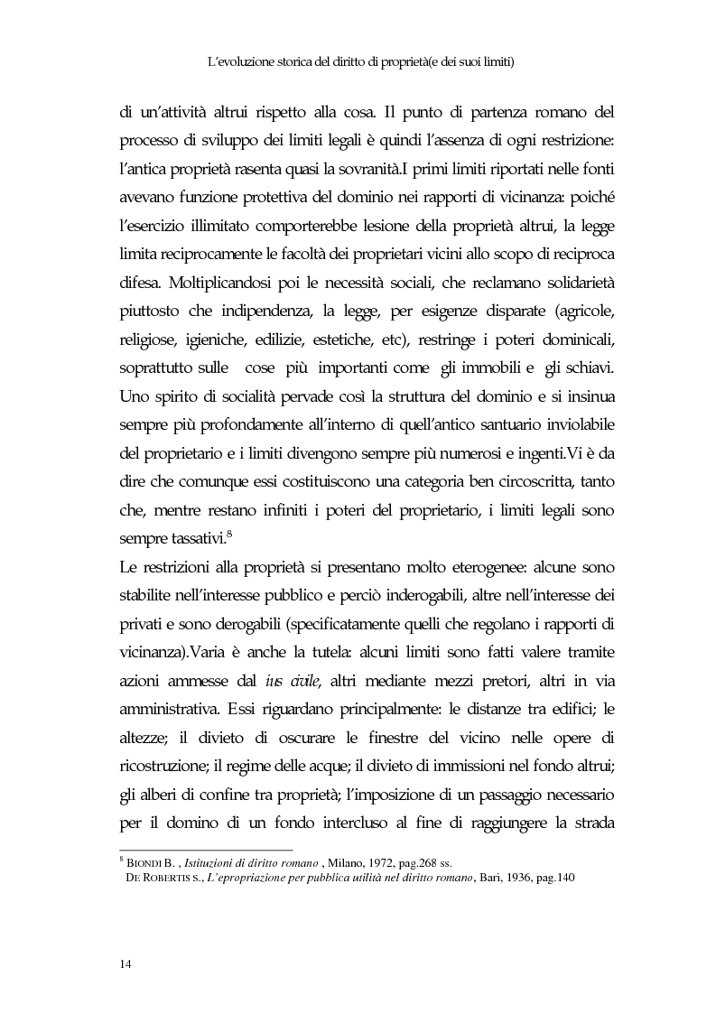 Anteprima della tesi: Il diritto di proprietà e il potere espropriativo dello Stato nella Costituzione e nel diritto vigente, Pagina 13