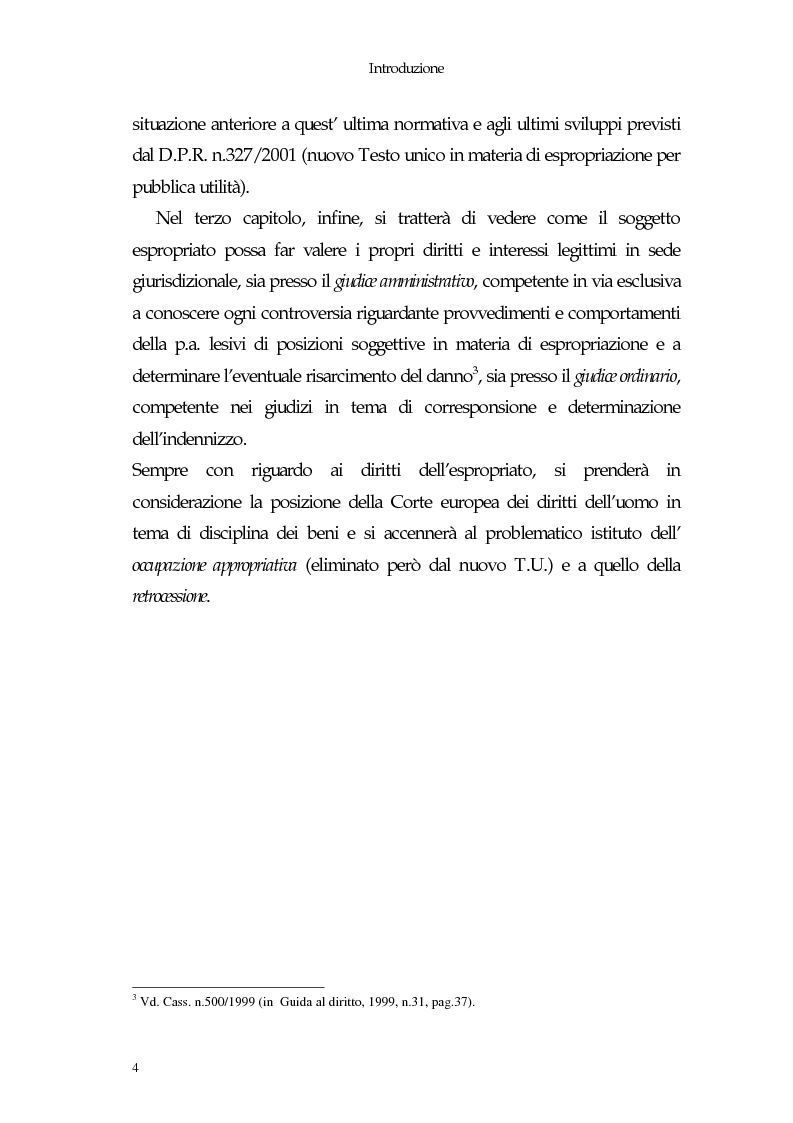 Anteprima della tesi: Il diritto di proprietà e il potere espropriativo dello Stato nella Costituzione e nel diritto vigente, Pagina 4