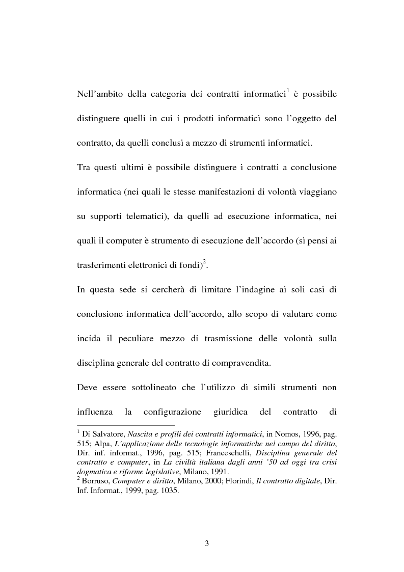 Anteprima della tesi: La compravendita in Internet, Pagina 3