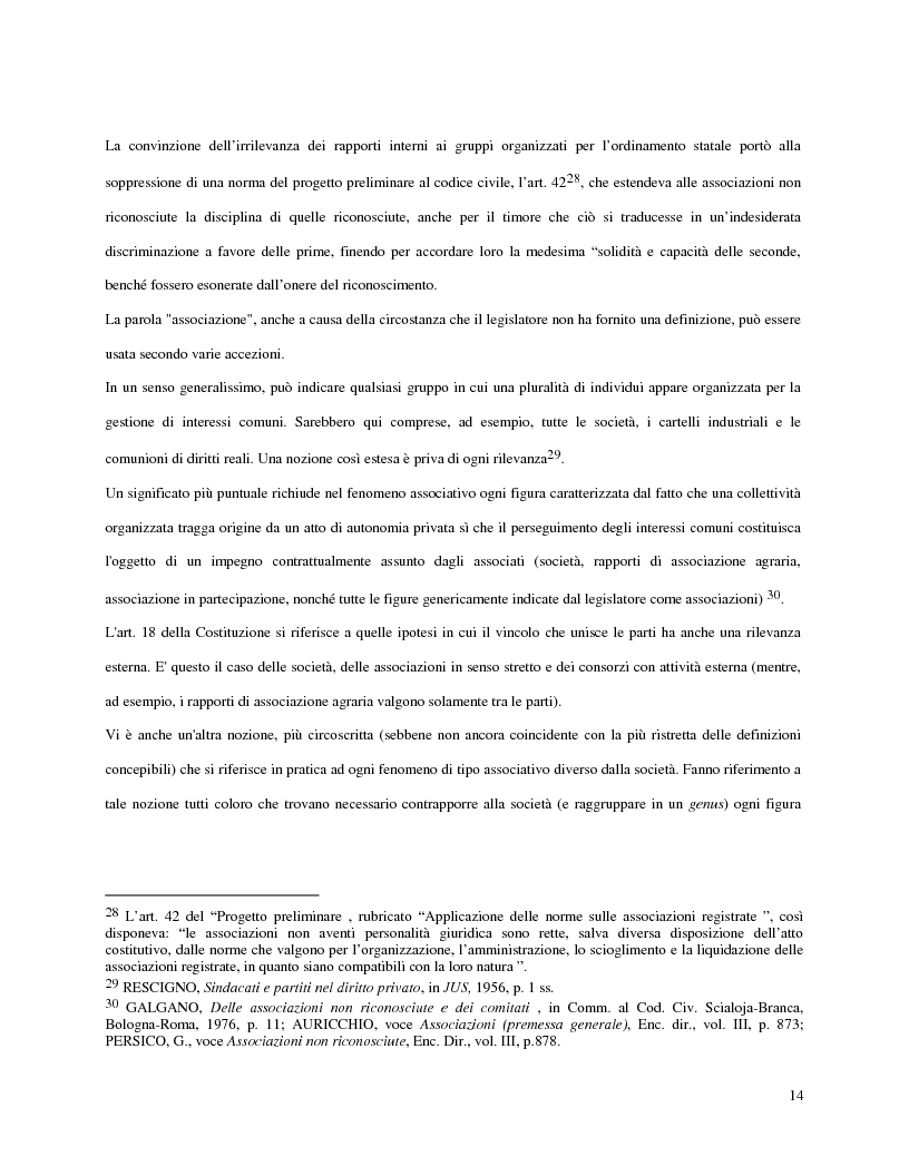 Anteprima della tesi: L'attività d'impresa degli enti senza scopo di lucro, Pagina 11