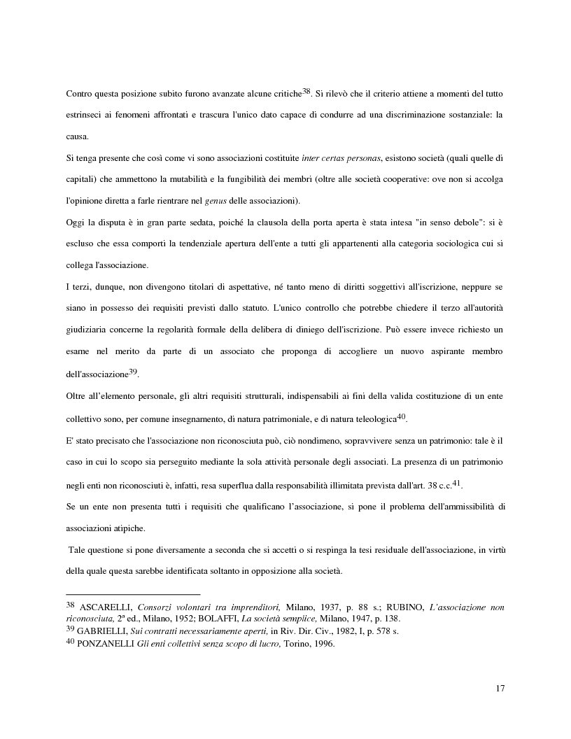 Anteprima della tesi: L'attività d'impresa degli enti senza scopo di lucro, Pagina 14