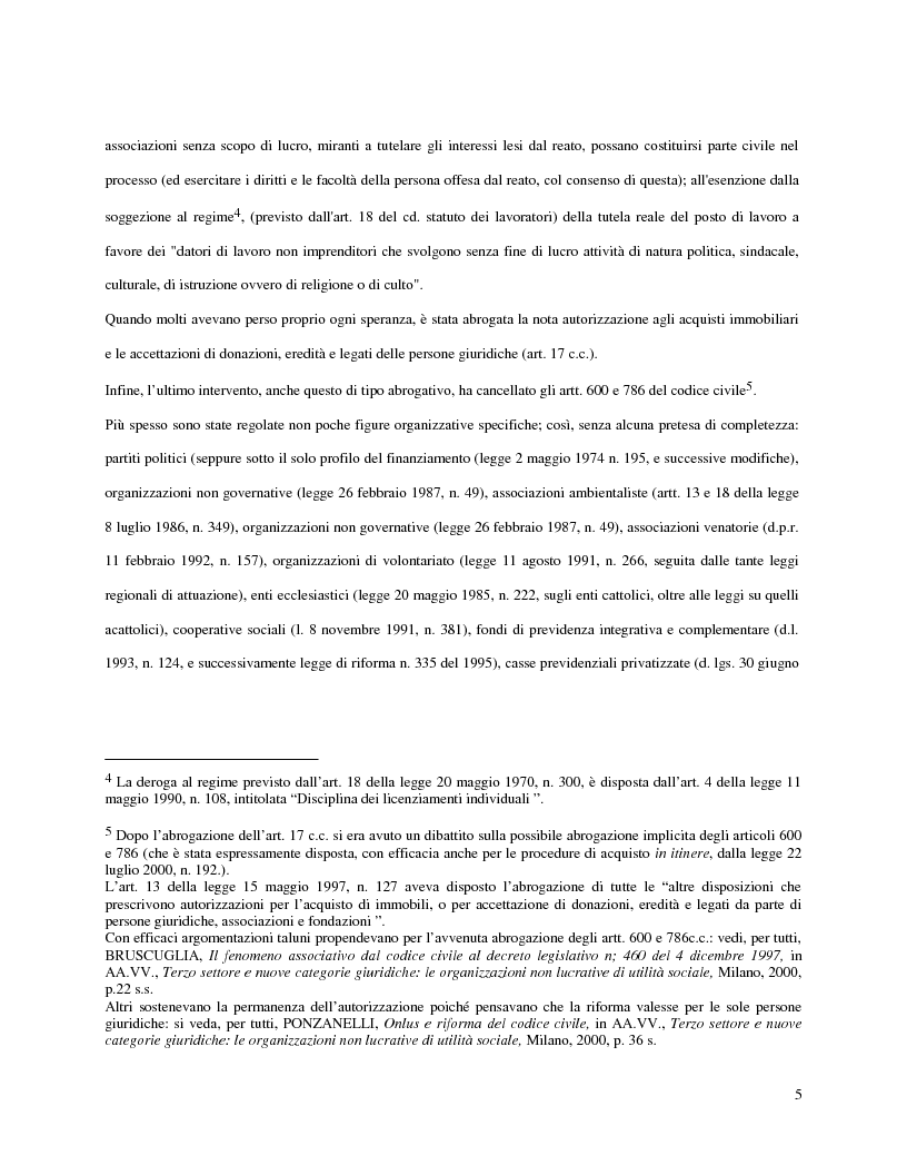 Anteprima della tesi: L'attività d'impresa degli enti senza scopo di lucro, Pagina 2