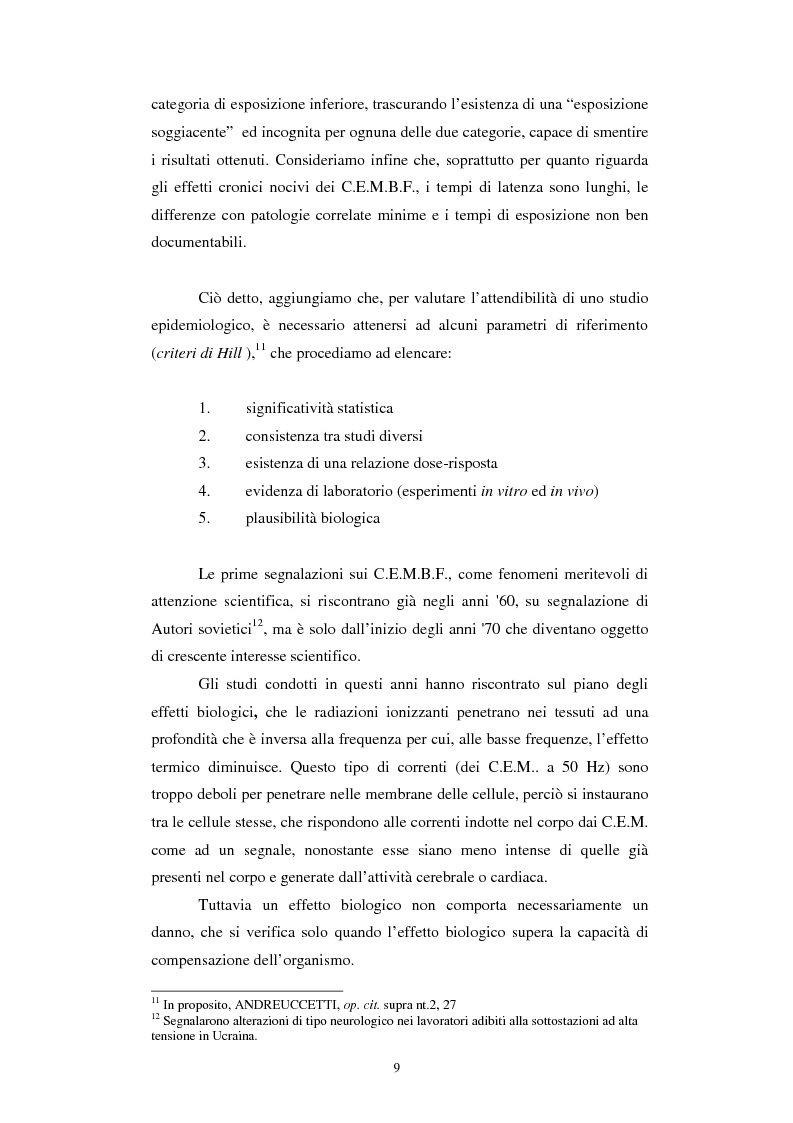 Anteprima della tesi: Inquinamento elettromagnetico da elettrodotti, Pagina 7