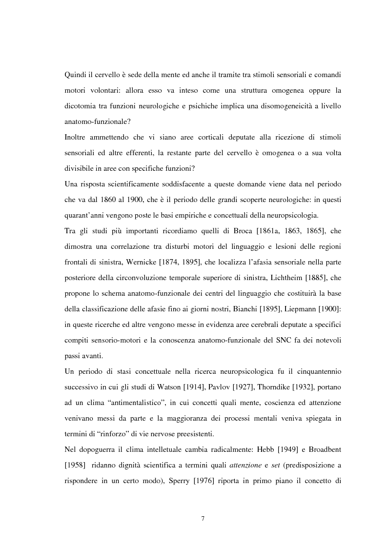Anteprima della tesi: Aspetti neuropsicologici nei Disturbi della Condotta Alimentare (DCA): contributo personale, Pagina 4