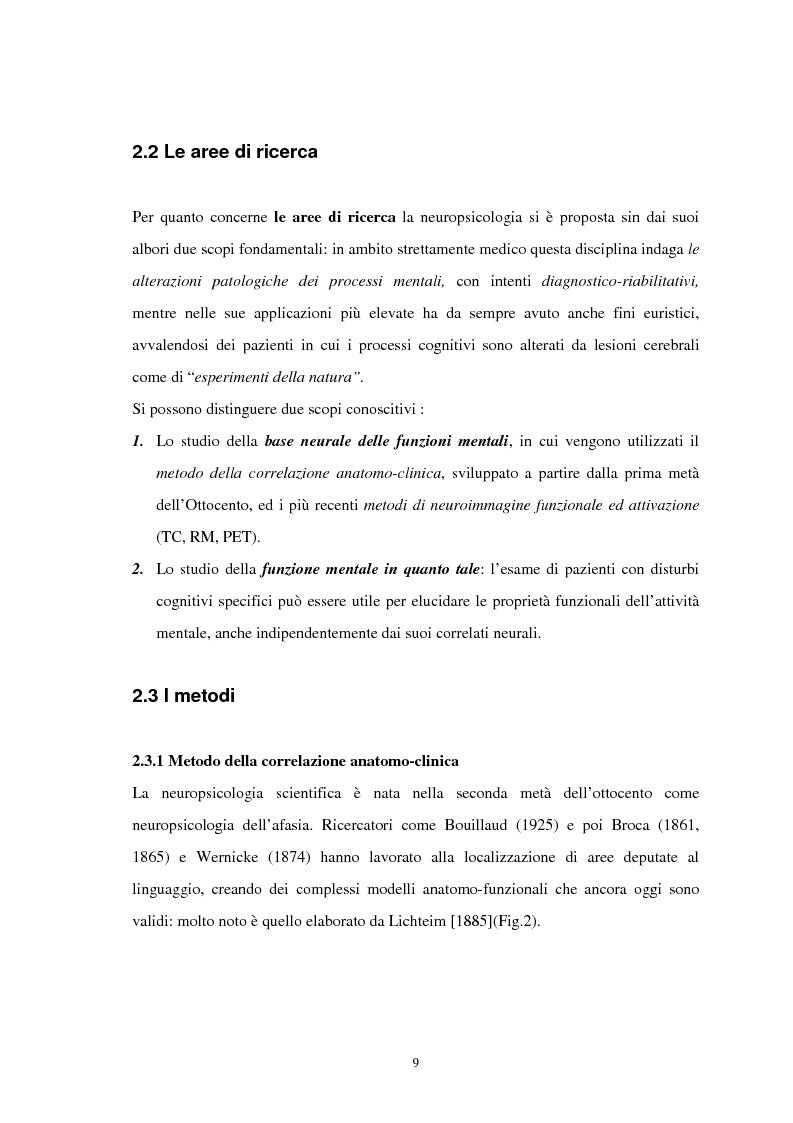 Anteprima della tesi: Aspetti neuropsicologici nei Disturbi della Condotta Alimentare (DCA): contributo personale, Pagina 6