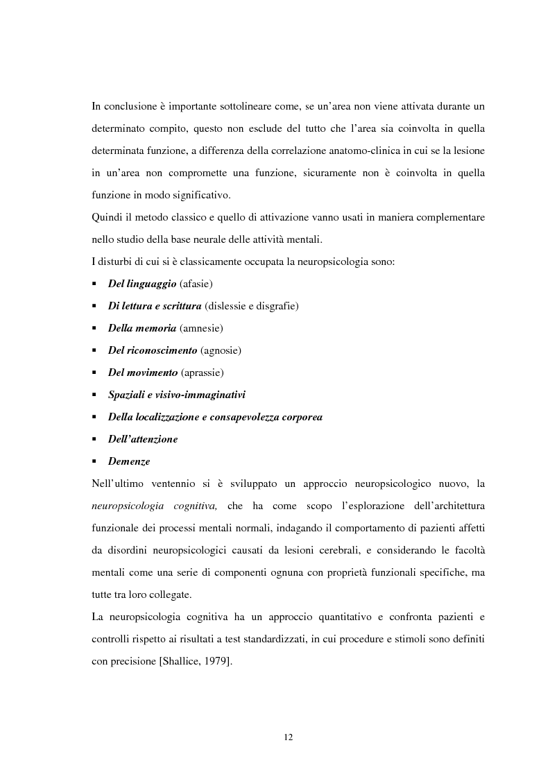 Anteprima della tesi: Aspetti neuropsicologici nei Disturbi della Condotta Alimentare (DCA): contributo personale, Pagina 9