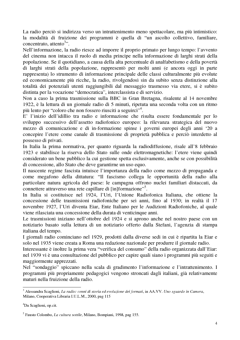 Anteprima della tesi: Radio Radicale e RadioRadicale.it: due strategie comunicative convergenti, Pagina 3