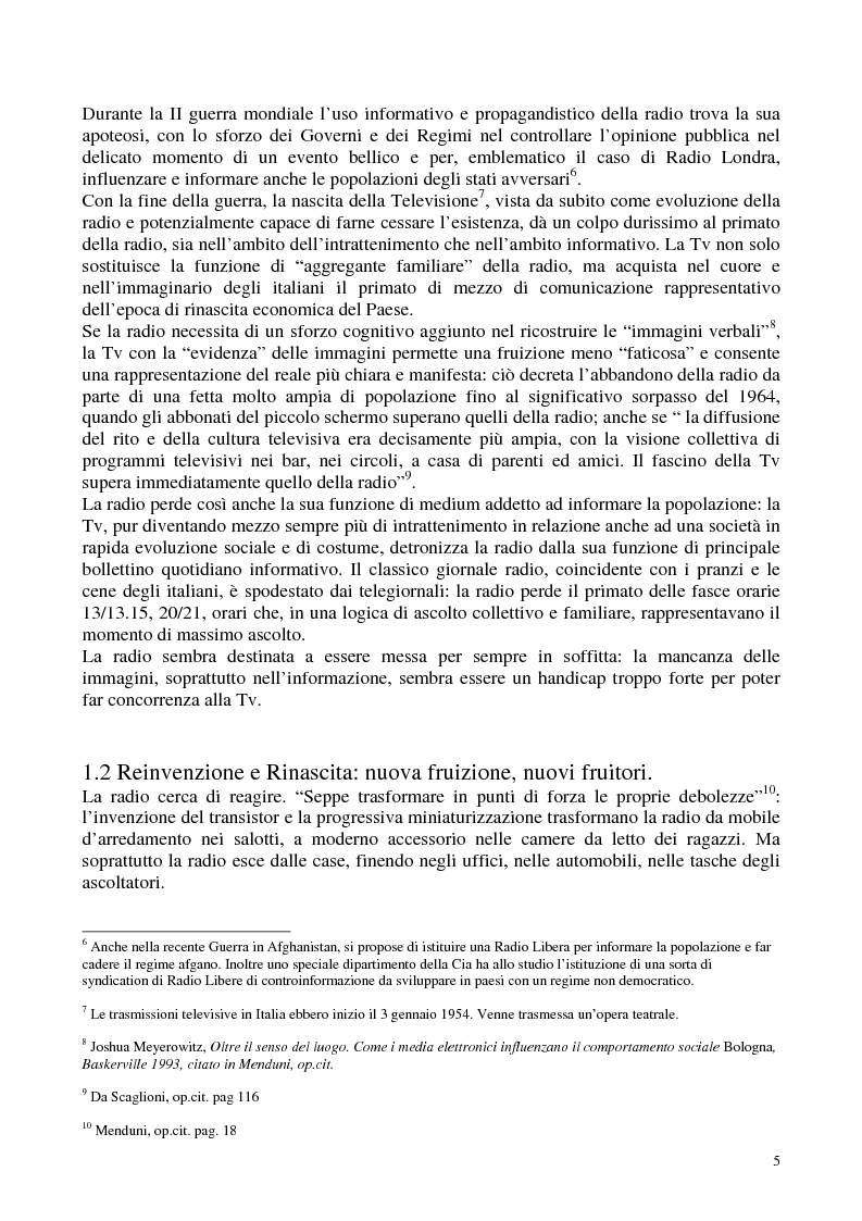 Anteprima della tesi: Radio Radicale e RadioRadicale.it: due strategie comunicative convergenti, Pagina 4