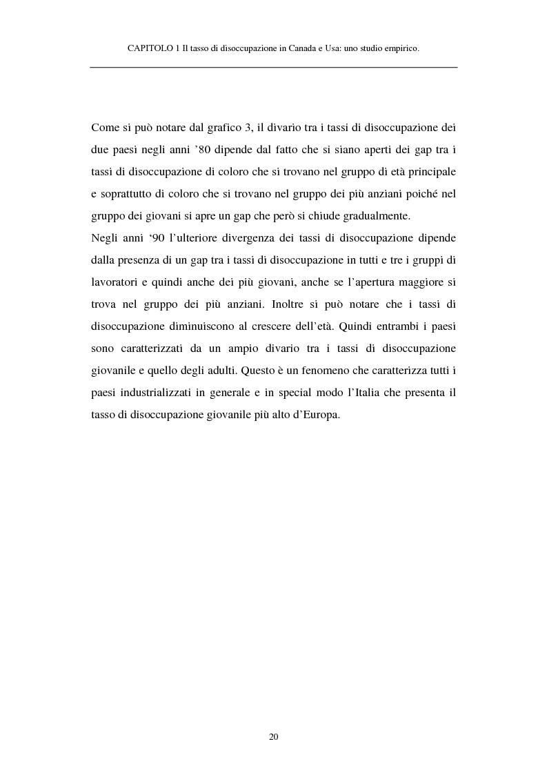 Anteprima della tesi: Il tasso di disoccupazione in Canada e USA negli anni ’80 e ’90: analisi macroeconomica e ipotesi sulla divergenza, Pagina 15