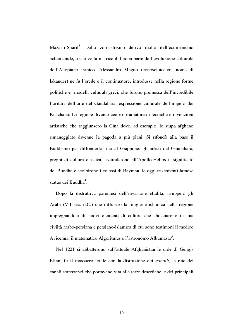 Anteprima della tesi: L'Afghanistan nelle relazioni internazionali, Pagina 4