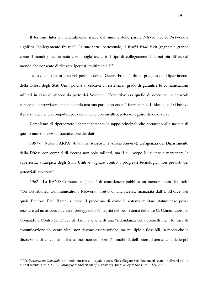 Anteprima della tesi: Le nuove strategie di Internet marketing e di commercio elettronico, Pagina 12