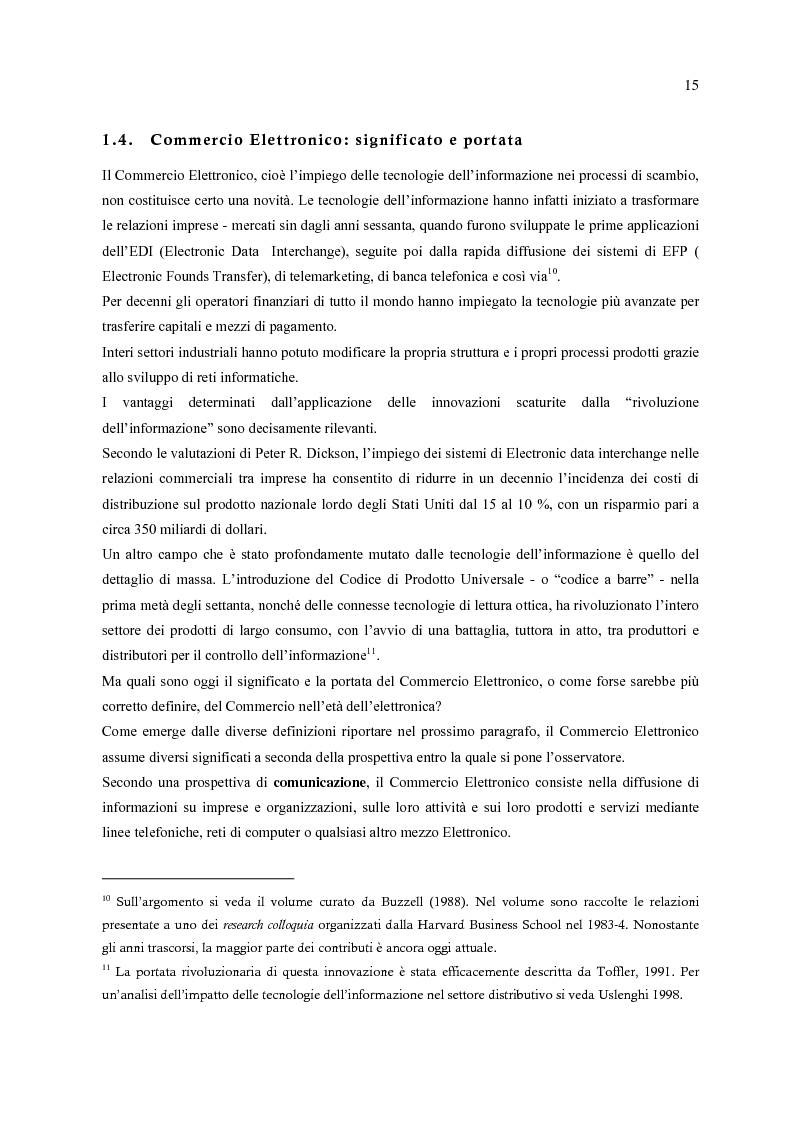 Anteprima della tesi: E-Commerce: nuovi scenari per nuovi mercati, Pagina 7