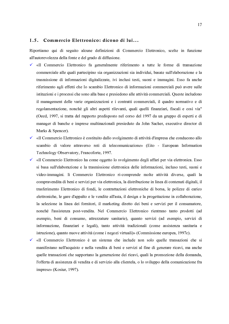 Anteprima della tesi: E-Commerce: nuovi scenari per nuovi mercati, Pagina 9