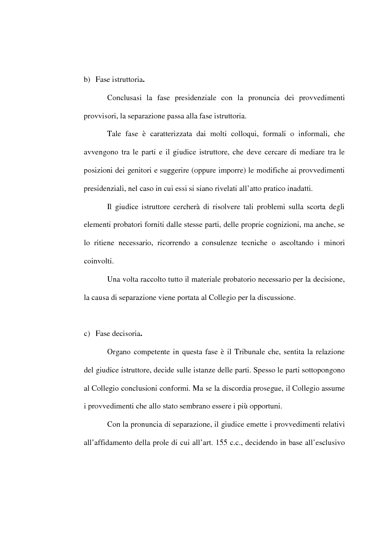 Anteprima della tesi: L'affidamento della prole nella separazione giudiziale dei coniugi, Pagina 11